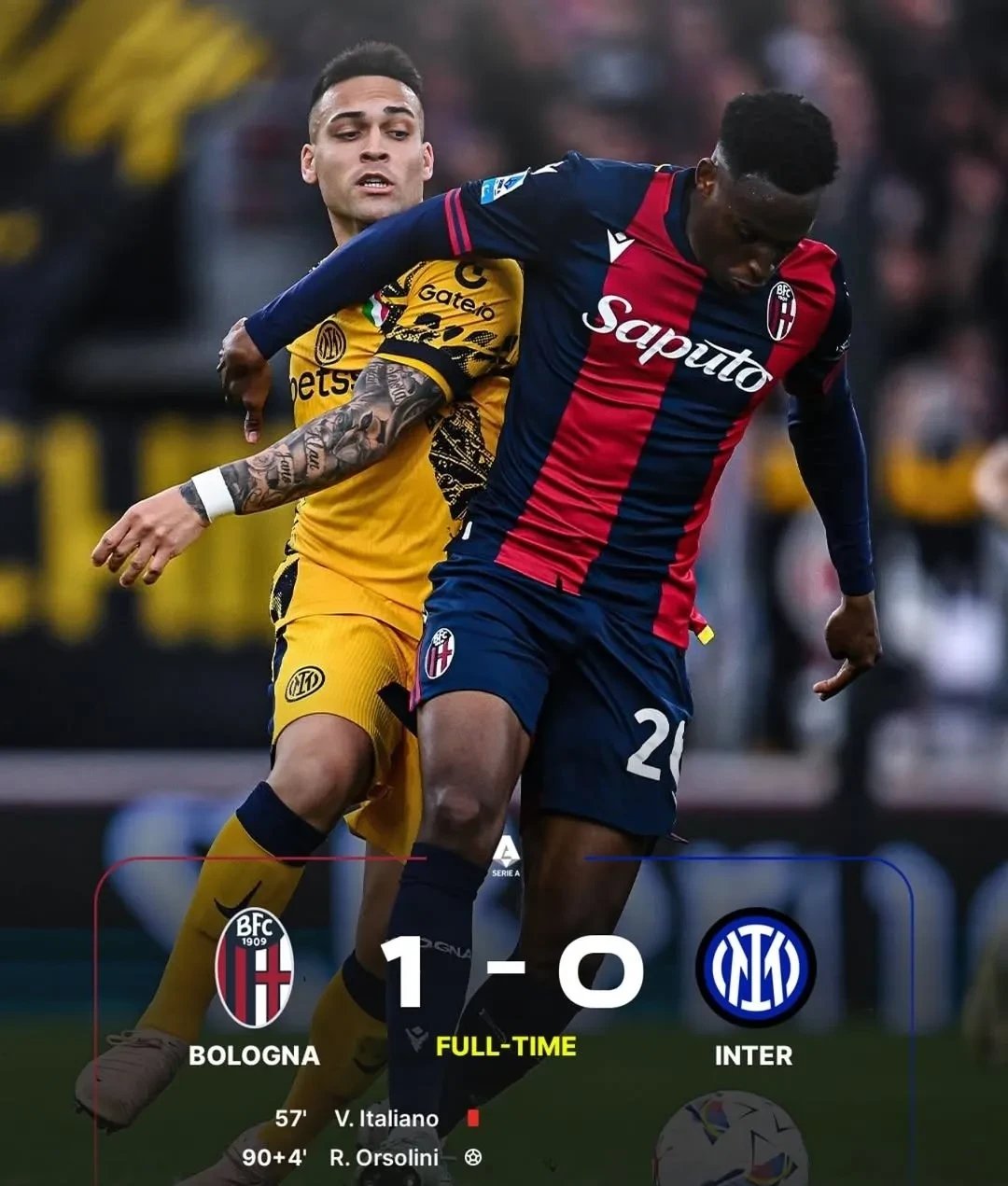 国际米兰客场轻取对手，继续保持不败