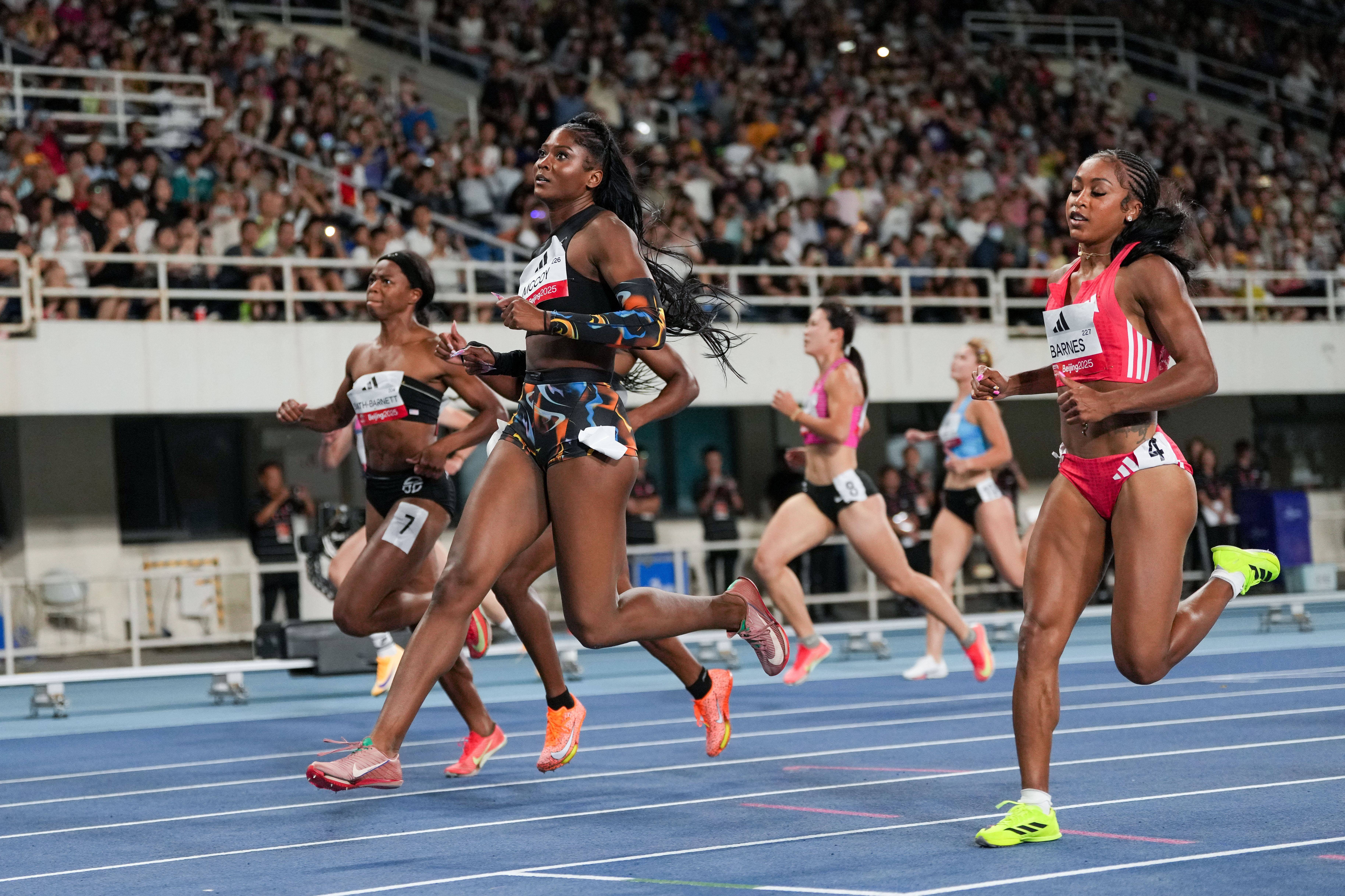 美国田径选手凭实力夺得第一名 美国田径选手凭实力夺得第一名